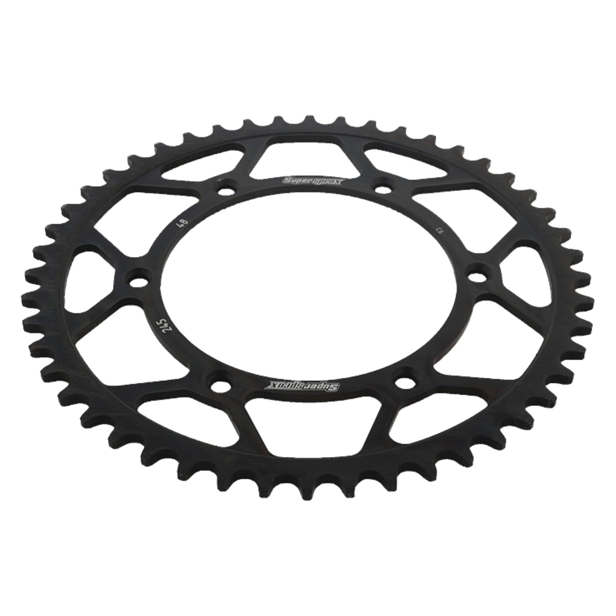 rerere　黒 RFE-245-48-BLK Steel Sprocket Blk
